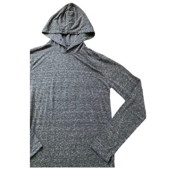 BLUENOTES Hooded Lounge/Everyday Top With Long Sleeves Grey Size Small - Picture 5 of 9